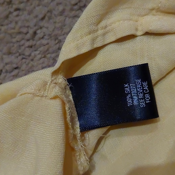 Men's Croft & Barrow Button Down Silk  Shirt Size XL - Picture 6 of 9